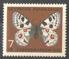 376 Schmetterlinge Apollofalter 7 Pf Deutsche Bundespost Briefmarke