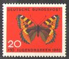 378 Schmetterlinge Kleiner Fuchs 20 Pf Deutsche Bundespost Briefmarke
