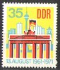 DDR 1692 Berliner Mauer 35 Pf RDA GDR