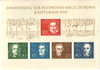 Block 2 Beethovenhalle Deutsche Bundespost Briefmarke