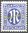 028, Amerikanische und Britische Zone, M im Oval, 25 Pf, Briefmarke, Alliierte Besatzung
