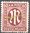033, Amerikanische und Britische Zone, M im Oval, 60 Pf, Briefmarke, Alliierte Besatzung