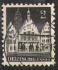 073wg, Bautenserie, 2 Pf, Amerikanische und Britische Zone, Briefmarke, Alliierte Besatzung