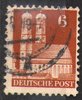 076wg, Frauenkirche München, Bautenserie, 6 Pf, Amerikanische und Britische Zone, Briefmarke, Alliierte Besatzung