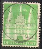 097-I wg, Holstentor, Bautenserie, 1 DM, Amerikanische und Britische Zone, Briefmarke, Alliierte Besatzung