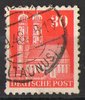 088wg, Brandenburger Tor, Bautenserie, 30 Pf, Amerikanische und Britische Zone, Briefmarke, Alliierte Besatzung