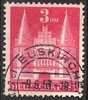 099-II wg, Holstentor, Bautenserie, 3 DM, Amerikanische und Britische Zone, Briefmarke, Alliierte Besatzung