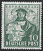 103a Deutsche Post Exportmesse Hannover 10 Pf Alliierte Besetzung