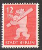 5A Berliner Bär 12 Pfennig Briefmarke Alliierte Besatzung