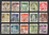 Set 489-503 Deutsche Bauwerke Deutsche Bundespost Briefmarken