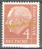 178x Theodor Heuss 4 Pf Deutsche Bundespost
