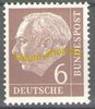 180x  Theodor Heuss 6 Pf Deutsche Bundespost