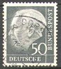 189x Theodor Heuss 50 Pf Deutsche Bundespost