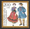 1700 Deutsche Trachten 200 Pf Deutsche Bundespost
