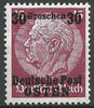 7  Freimarke 30 Gr auf 15 Pf Deutsche Post Osten Generalgouvernement