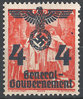 18 Republik Polen 4 Gr auf 5 Gr Deutsche Post Osten Generalgouvernement