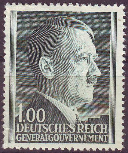 Briefmarken für Sammler Prophila Collection Generalgouvernement 101 1943 Hitler