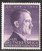 101 Geburtstag von Adolf Hitler 12 Gr + 1 Zt Generalgouvernement
