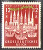 862 Hansestadt Lübeck 12 Pf Deutsches Reich