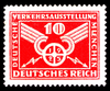 371 Y Deutsche Verkehrs Ausstellung 10 Pf Deutsches Reich