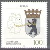 1588, Wappen Berlin 100 Pf, Deutsche Bundespost