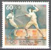 1592, Sporthilfe 60+30 Pf, Deutsche Bundespost