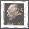 1601 Konrad Adenauer 100 Pf Deutsche Bundespost