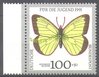 1518 Schmetterlinge 100 Pf Deutsche Bundespost
