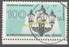 1538, Weltgaskongreß, 100 Pf, Deutsche Bundespost