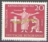 381 Katholikentag 20 Pf Deutsche Bundespost Briefmarke
