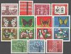 BRD vollständiger Jahrgang 1962 Deutsche Bundespost Briefmarken