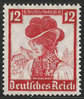 593 Volkstrachten 12 Pf Deutsches Reich