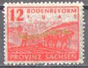 91 Bodenreform 12 Pf Provinz Sachsen Alliierte Besatzung