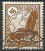 533 x Flugpostmarke 25 Pf Deutsches Reich
