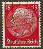 470 Paul von Hindenburg 15 Pf Deutsches Reich