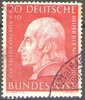 202 Johann Friedrich Oberlin 20+10 Pf Deutsche Bundespost