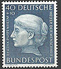 203 Bertha Pappenheim 40+10 Pf Deutsche Bundespost
