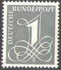 226y Ziffernzeichnung 1 Pf Deutsche Bundespost