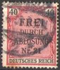 7 Zähldienstmarke Dienstmarke 40 Pf Deutsches Reich