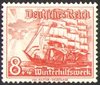 655 Winterhilfswerk Schiffe 8+4 Pf Deutsches Reich