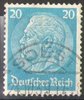 521 Hindenburg-Medaillon 20 Pf Deutsches Reich