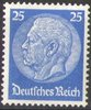 522a Hindenburg-Medaillon 25 Pf Deutsches Reich
