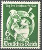 762 Tag der Briefmarke  6+24 Pf  Deutsches Reich