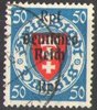 727 Freimarke von Danzig 50 Rpf Deutsches Reich