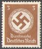 132 Dienstmarke für Landesbehörden 3 Pf Deutsches Reich