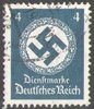 133 Dienstmarke für Landesbehörden 4 Pf Deutsches Reich
