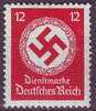 138 a Dienstmarke für Landesbehörden 12 Pf Deutsches Reich