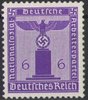 159 Dienstmarke der Partei 6 Pf Deutsches Reich