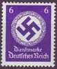 169 a Dienstmarke der Behörden 6 Pf Deutsches Reich