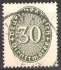120 Ziffernzeichen Dienstmarke 30 Pf Deutsches Reich